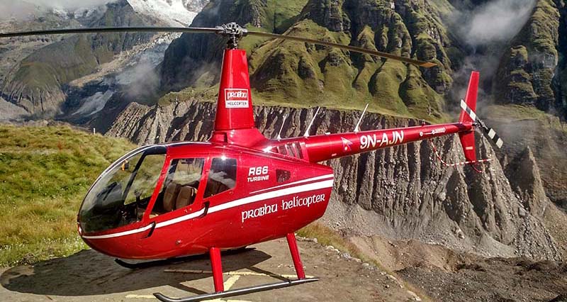 पाँच ओटा हेलिकप्टर पुर्याउँदै प्रभु